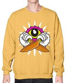 I spy you 140# - cartoon general- Sweatshirt - Crew