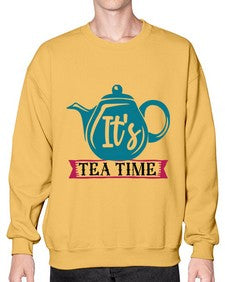 Its Tea Time 1240# - tea- Sweatshirt - Crew