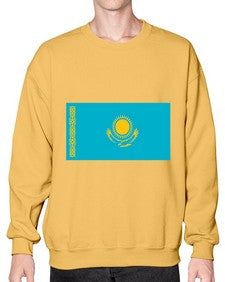 Kazakhstan 1032# - world flags- Sweatshirt - Crew