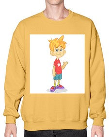 Kid 148# - cartoon general- Sweatshirt - Crew