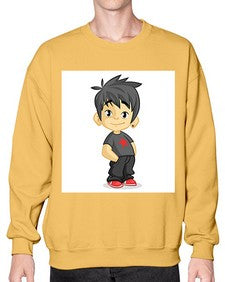 Kid 149# - cartoon general- Sweatshirt - Crew