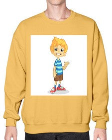 Kid 151# - cartoon general- Sweatshirt - Crew