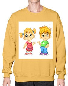 Kid 157# - cartoon general- Sweatshirt - Crew