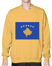 Kosovo 1077# - world flags- Sweatshirt - Crew