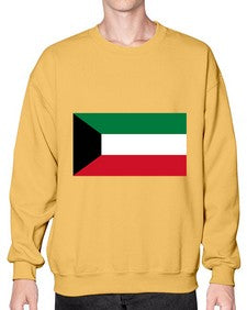 Kuwait 1094# - world flags- Sweatshirt - Crew