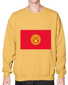 Kyrgyzstan 1103# - world flags- Sweatshirt - Crew