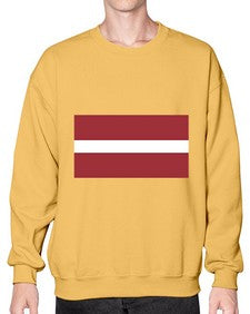 Latvia 1117# - world flags- Sweatshirt - Crew
