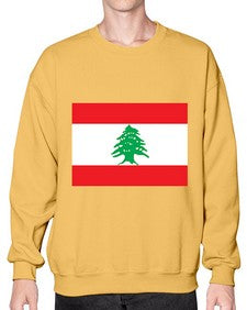 Lebanon 1122# - world flags- Sweatshirt - Crew
