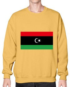 Libya 1132# - world flags- Sweatshirt - Crew