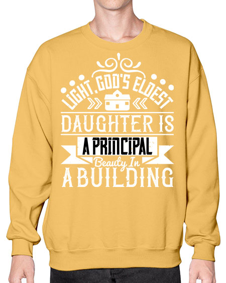 Light Gods eldest daughter is a principal beauty in a building Style 274# - architect- Sweatshirt - Crew