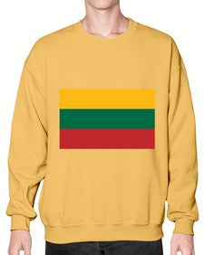Lithuania 1149# - world flags- Sweatshirt - Crew