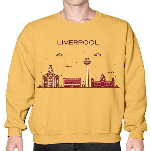 Liverpool 1153# - cities- Sweatshirt - Crew