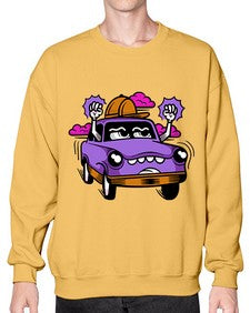 Mad driver 162# - cartoon general- Sweatshirt - Crew