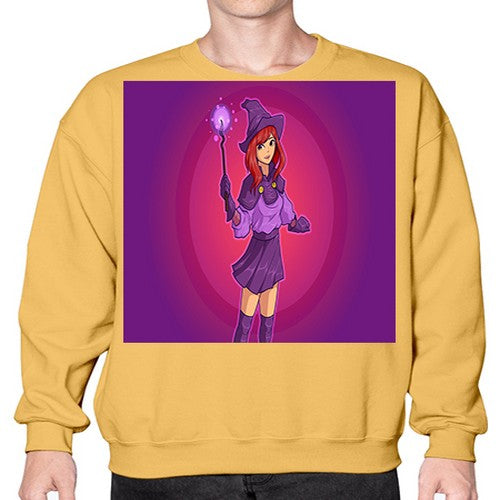 Magician school girl 181# - anime- Sweatshirt - Crew