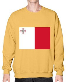 Malta 1222# - world flags- Sweatshirt - Crew