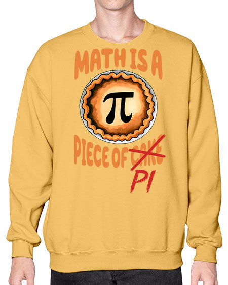 Math Is A Piece Of 28# - pi- Sweatshirt - Crew