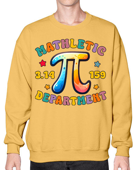 Mathletic Department Custom Pi Day 16# - pi- Sweatshirt - Crew