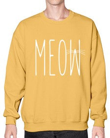 Meoww - cats- Sweatshirt - Crew