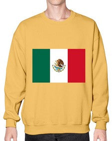 Mexico 1274# - world flags- Sweatshirt - Crew