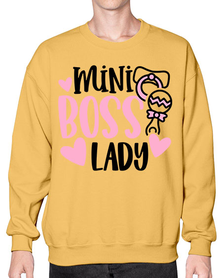 Mini Boss Lady Style 404# - baby- Sweatshirt - Crew
