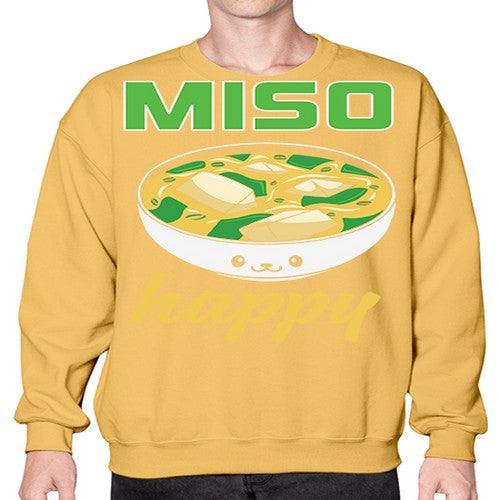 Miso Anime Japanese Food Lover 268# - anime- Sweatshirt - Crew