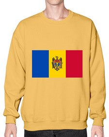 Moldova 1332# - world flags- Sweatshirt - Crew