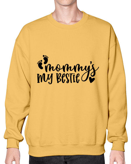 Mommys My Bestie Style 411# - baby- Sweatshirt - Crew