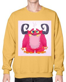 Monster 178# - cartoon animals- Sweatshirt - Crew