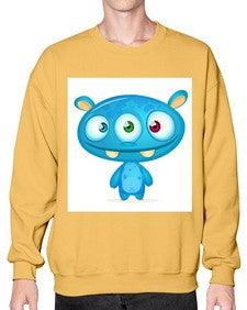 Monster 181# - cartoon general- Sweatshirt - Crew