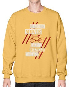 My favorite movie ever is Bicycle Thieves 1# - bicycle- Sweatshirt - Crew