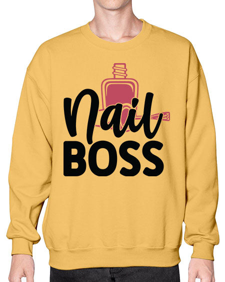 Nail Boss 1122# - nail tech- Sweatshirt - Crew