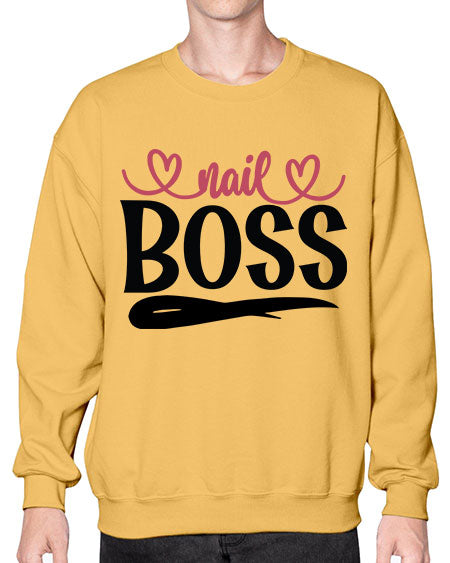 Nail Boss 1123# - nail tech- Sweatshirt - Crew