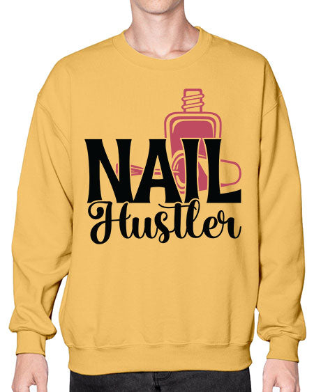 Nail Hustler 1124# - nail tech- Sweatshirt - Crew