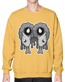 Need more sleep 195# - cartoon general- Sweatshirt - Crew