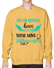 Not All Angels Have Style Style 1134# - nurse- Sweatshirt - Crew