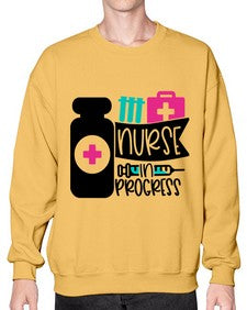 Nurse In Progress Style Style 1161# - nurse- Sweatshirt - Crew
