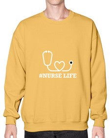 Nurse Life1176# - nurse- Sweatshirt - Crew