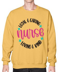 Nurse Loyal Caring Style Style 1178# - nurse- Sweatshirt - Crew