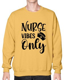 Nurse vibes only 1222# - nurse- Sweatshirt - Crew