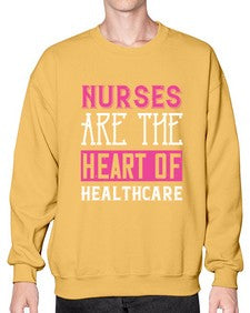 Nurses are the heart of healthcare Style 1230# - nurse- Sweatshirt - Crew