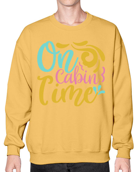 ON CABIN TIME Style 59# - summer- Sweatshirt - Crew