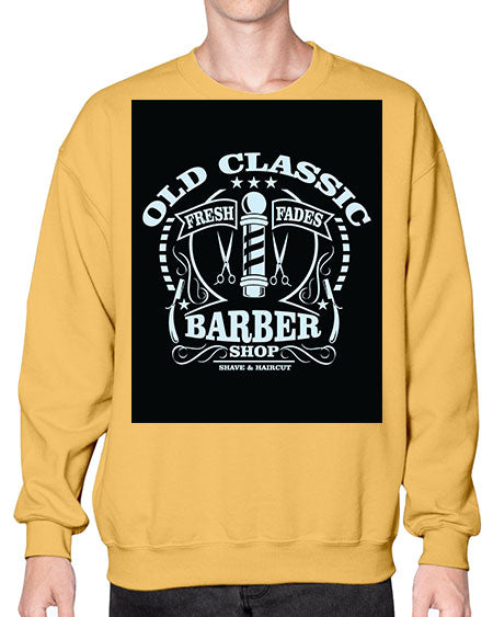 Old Classic Barber1284# - barber- Sweatshirt - Crew