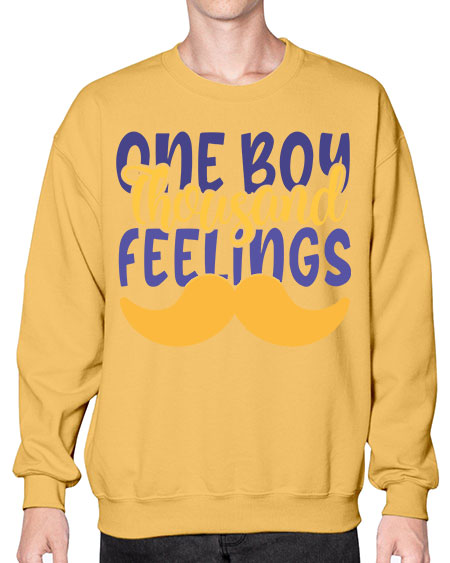 One Boy Thousand Feelings Style 173# - baby- Sweatshirt - Crew
