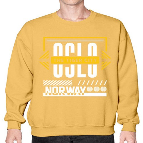 Oslo 1553# - cities- Sweatshirt - Crew