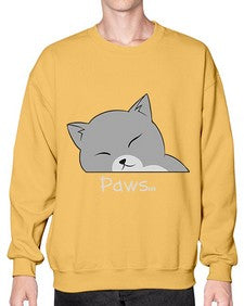 Paws - cats- Sweatshirt - Crew