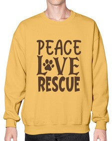Peace Love Rescue Style 23# - cats- Sweatshirt - Crew