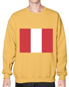 Peru 1599# - world flags- Sweatshirt - Crew