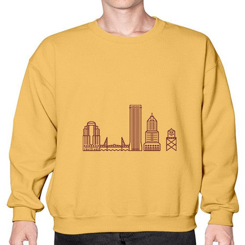 PortlandOregon 1681# - cities- Sweatshirt - Crew