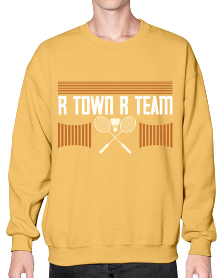 R town r team 1912# - badminton- Sweatshirt - Crew