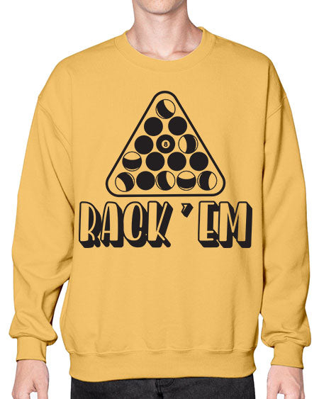 Rack em 558# - billards- Sweatshirt - Crew